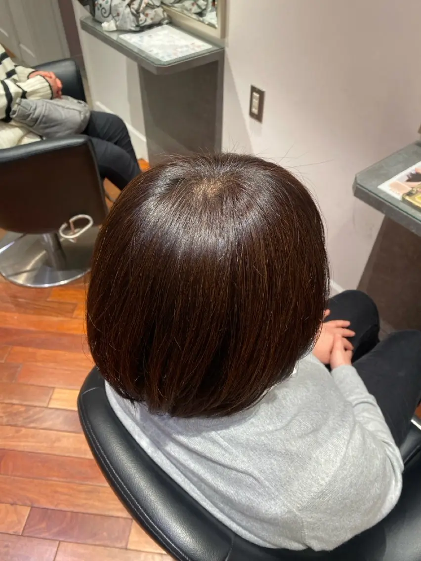 ☘️白髪マニキュアリタッチの写真
