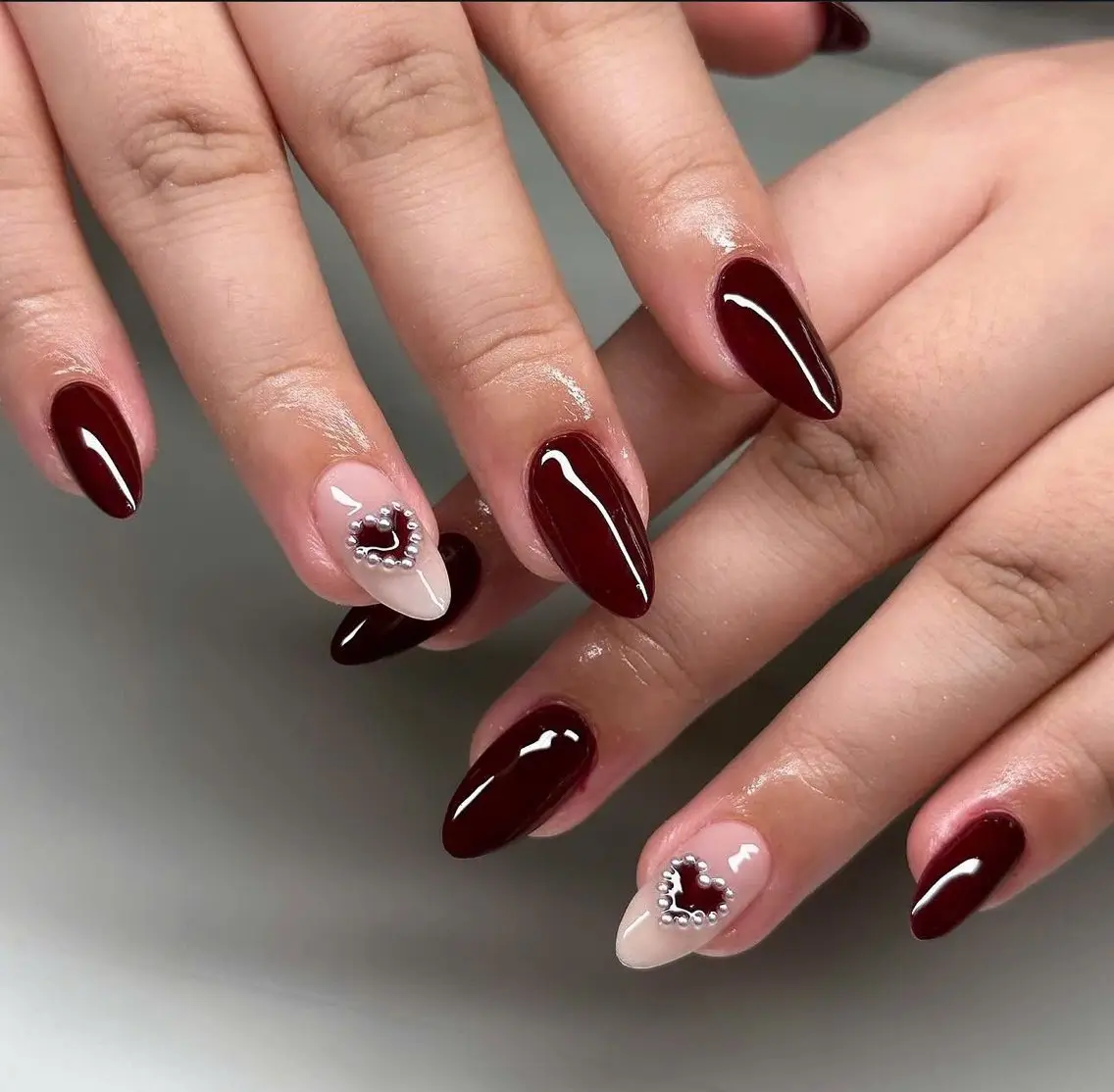 ネイル オーロラネイル フレンチネイル ジェルネイル ハロウィン キラキラネイル ハンドネイル H.baby Nail Salonのネイルデザイン