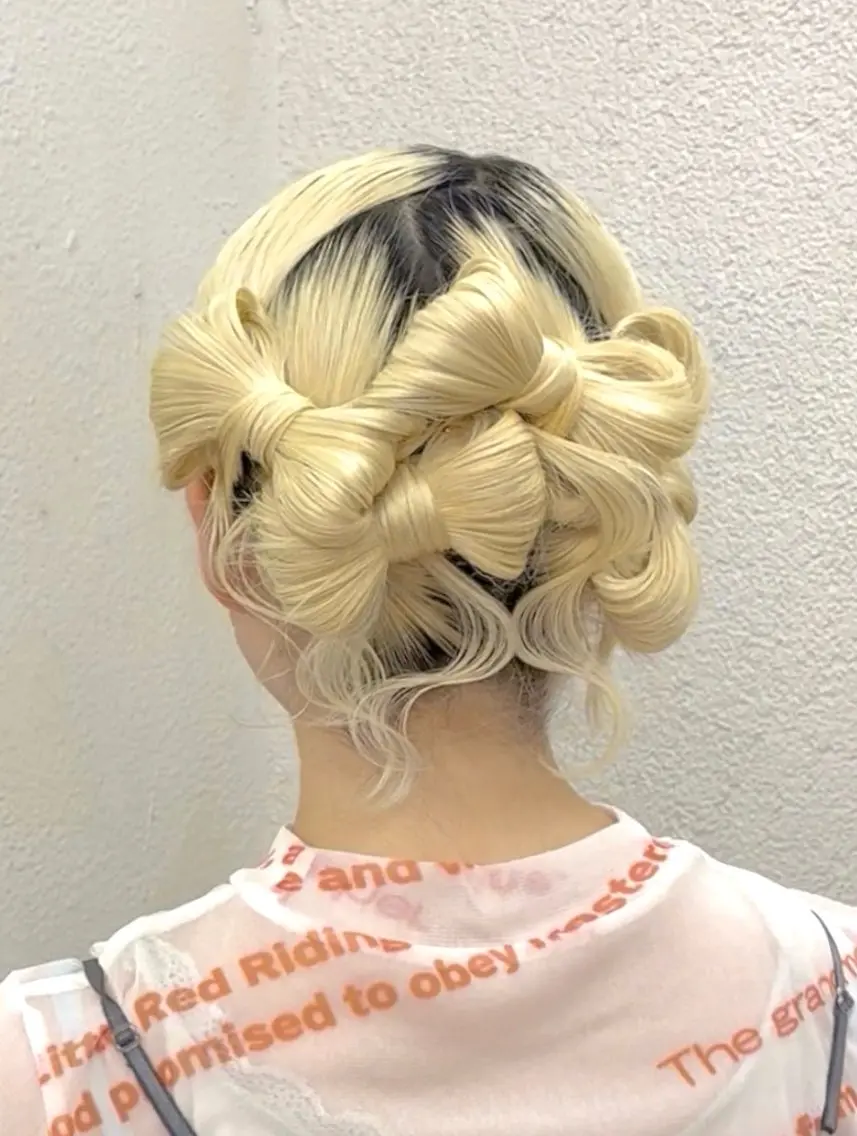 ロング ヘアアレンジ ヘアセット ヘアアレンジ 表参道 💠Ayano💠のヘアスタイル