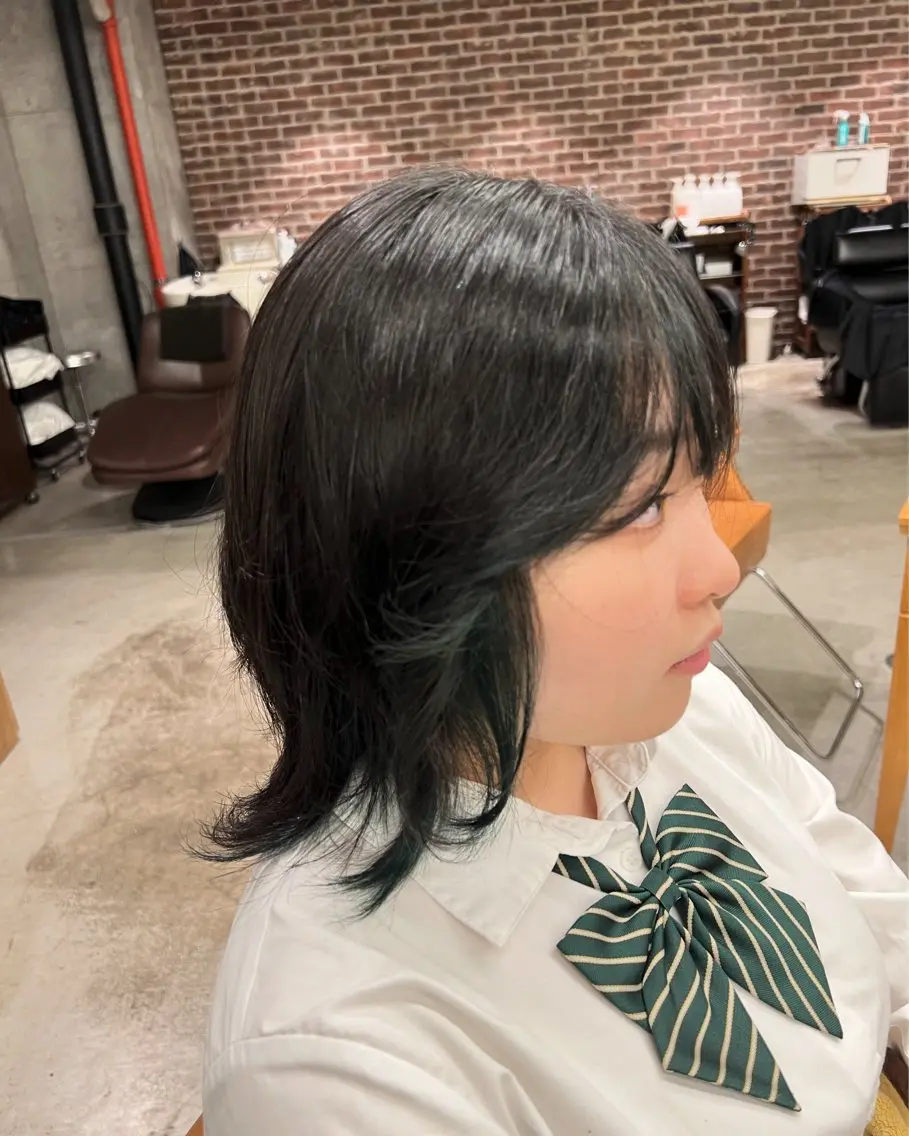 ミディアム カラー ヘアアレンジ tomoメンズ特化 /パーマ/カットのヘアスタイル