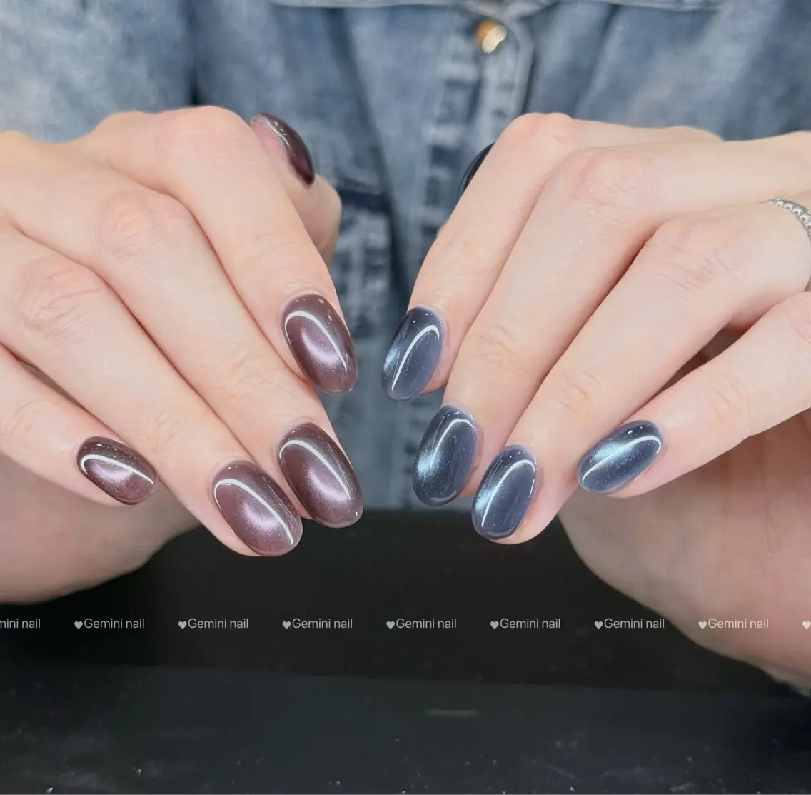 ネイル マグネットネイル Gemini nail.Yukiのネイルデザイン