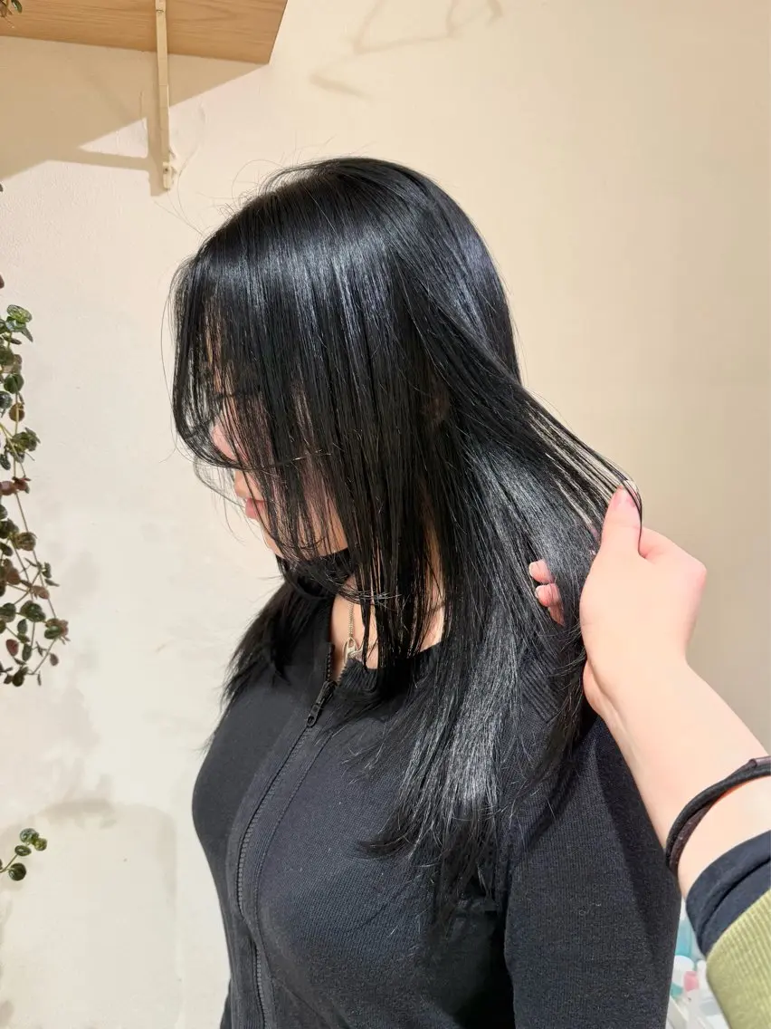 ロング カラー ヘアカラー モテhair♡.* マツエク/さくら🍨のマツエク・マツパデザイン