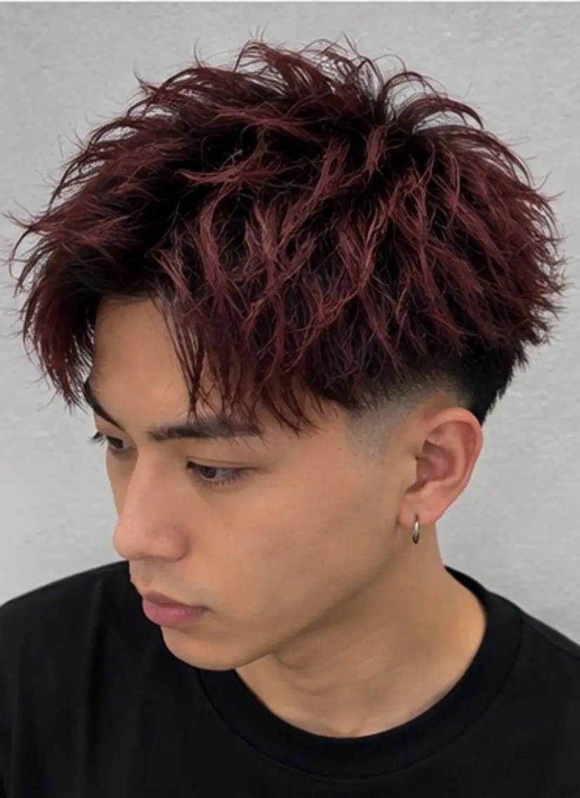 ショート メンズ カット ヘアカラー メンズ特化! Taiyo 🇺🇸のヘアスタイル