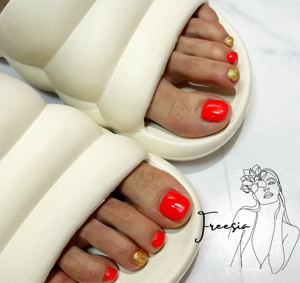 ネイル フットネイル ワンカラーネイル hills nail /Asukaのネイルデザイン