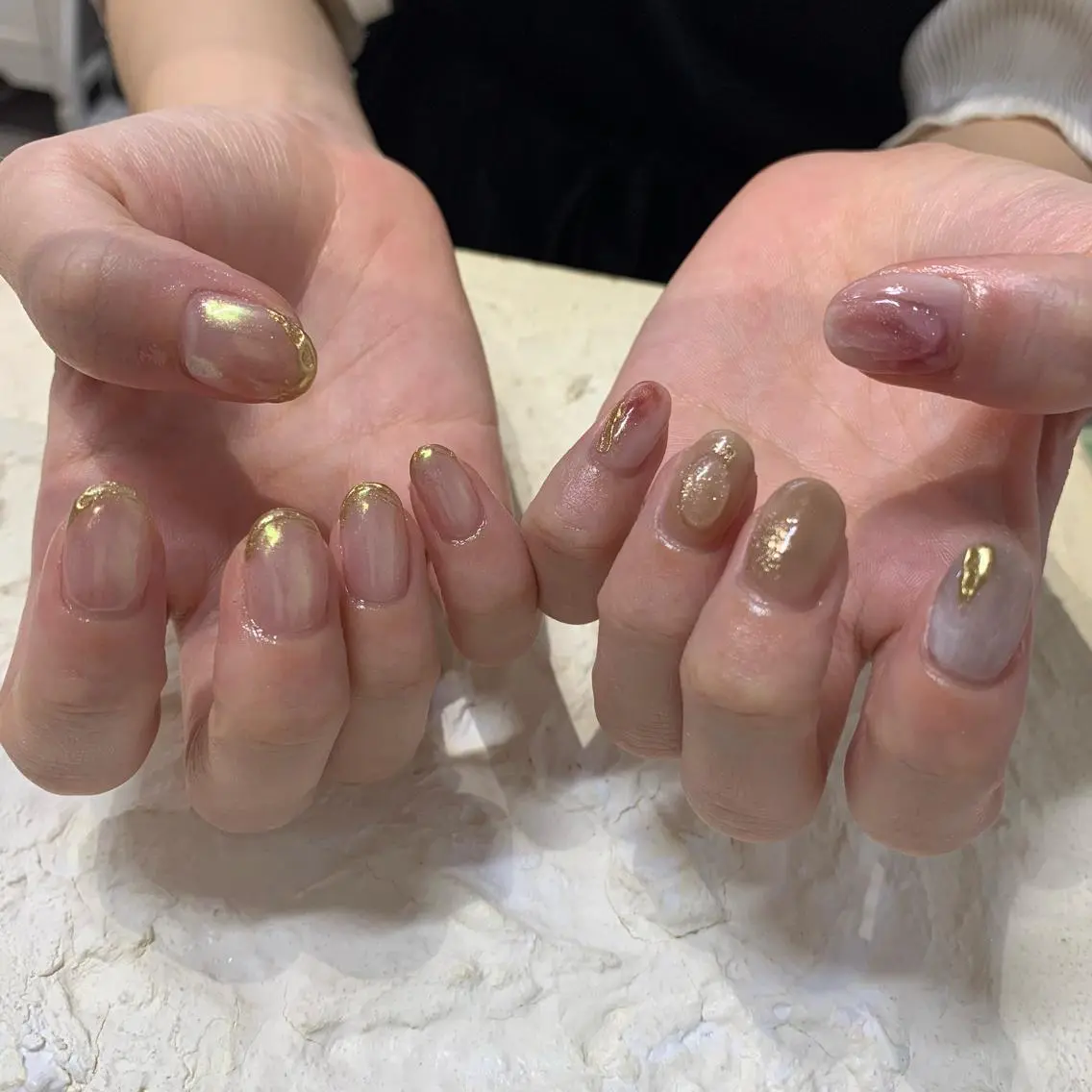 ネイル ニュアンスネイル マキノ ユイのネイルデザイン