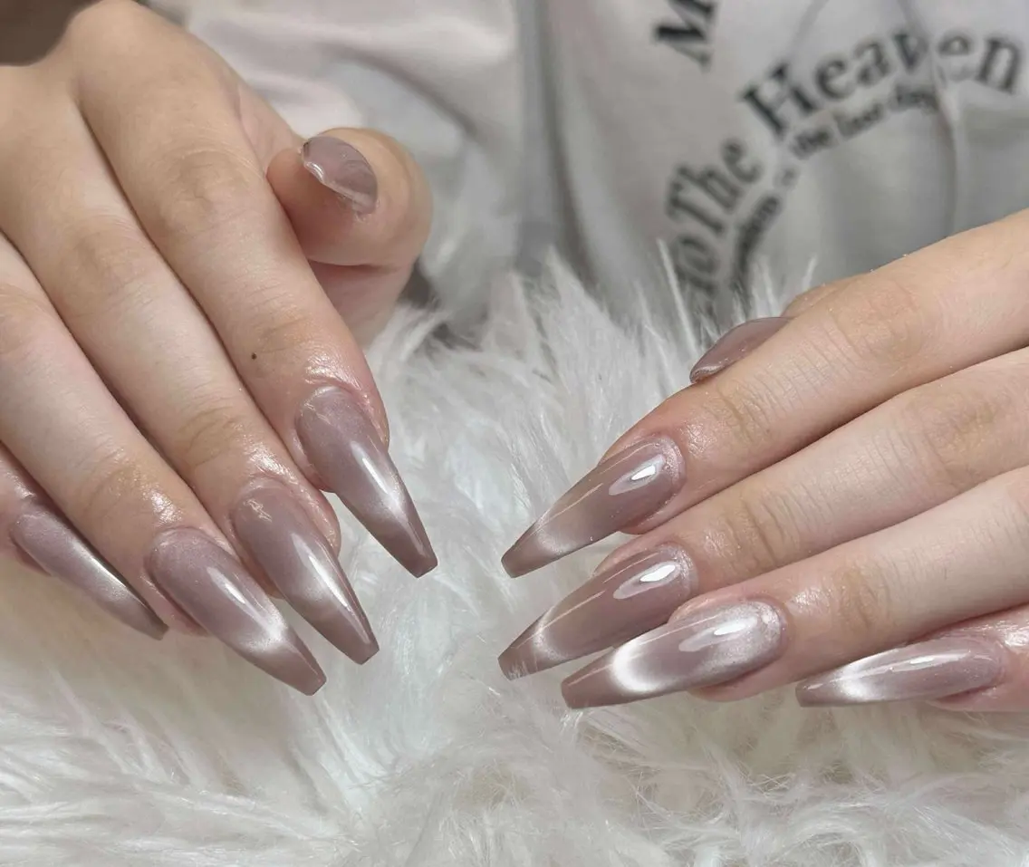 ネイル チークネイル 長さ出し フットネイル マグネットネイル 持ち込み ハンドネイル ANH NAIL ゴテゴテ専門店💎のネイルデザイン