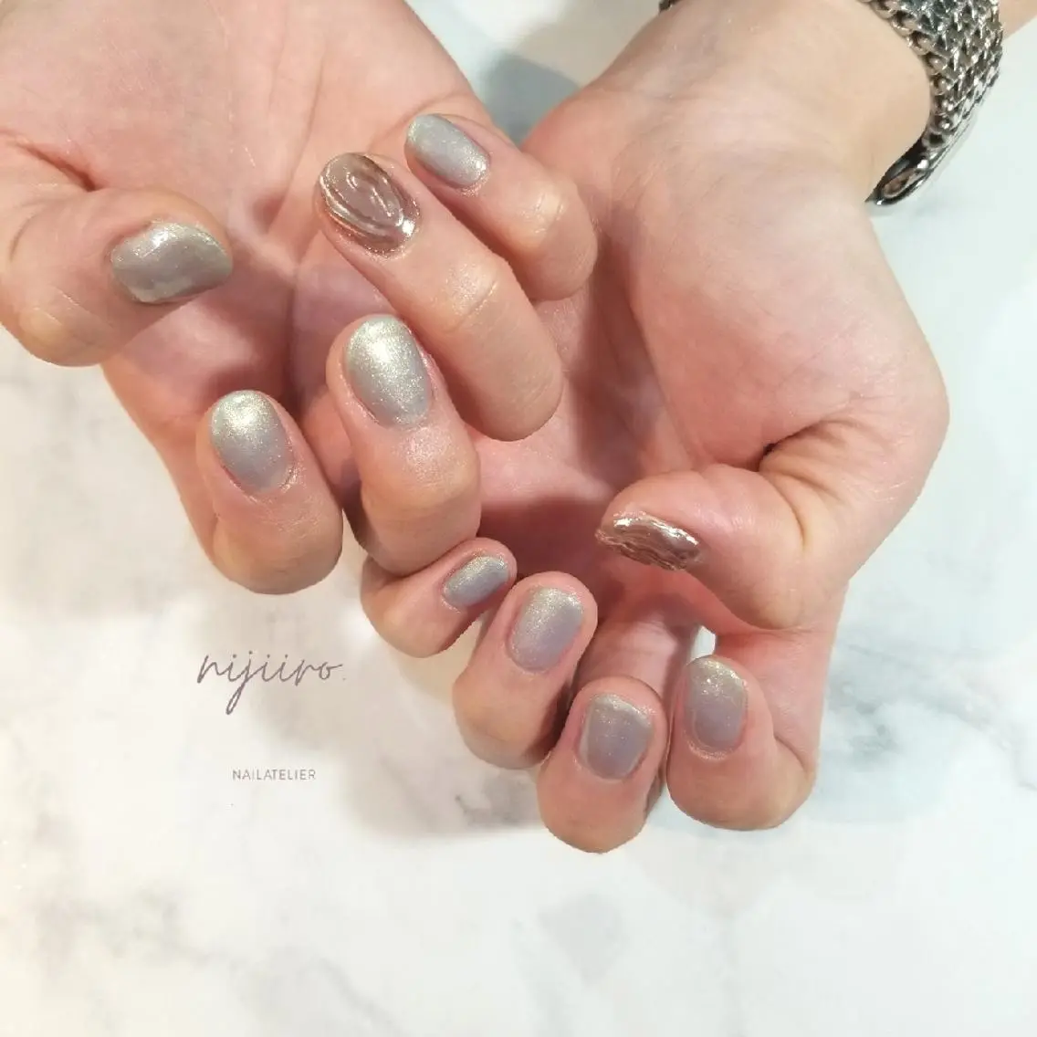 ネイル ハンドネイル nijiiro🌈 サトウのネイルデザイン