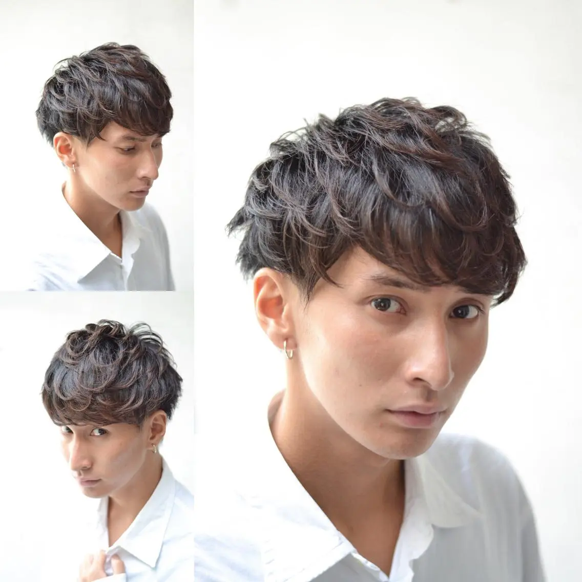 メンズ カット パーマ 大木 拓瑞のヘアスタイル