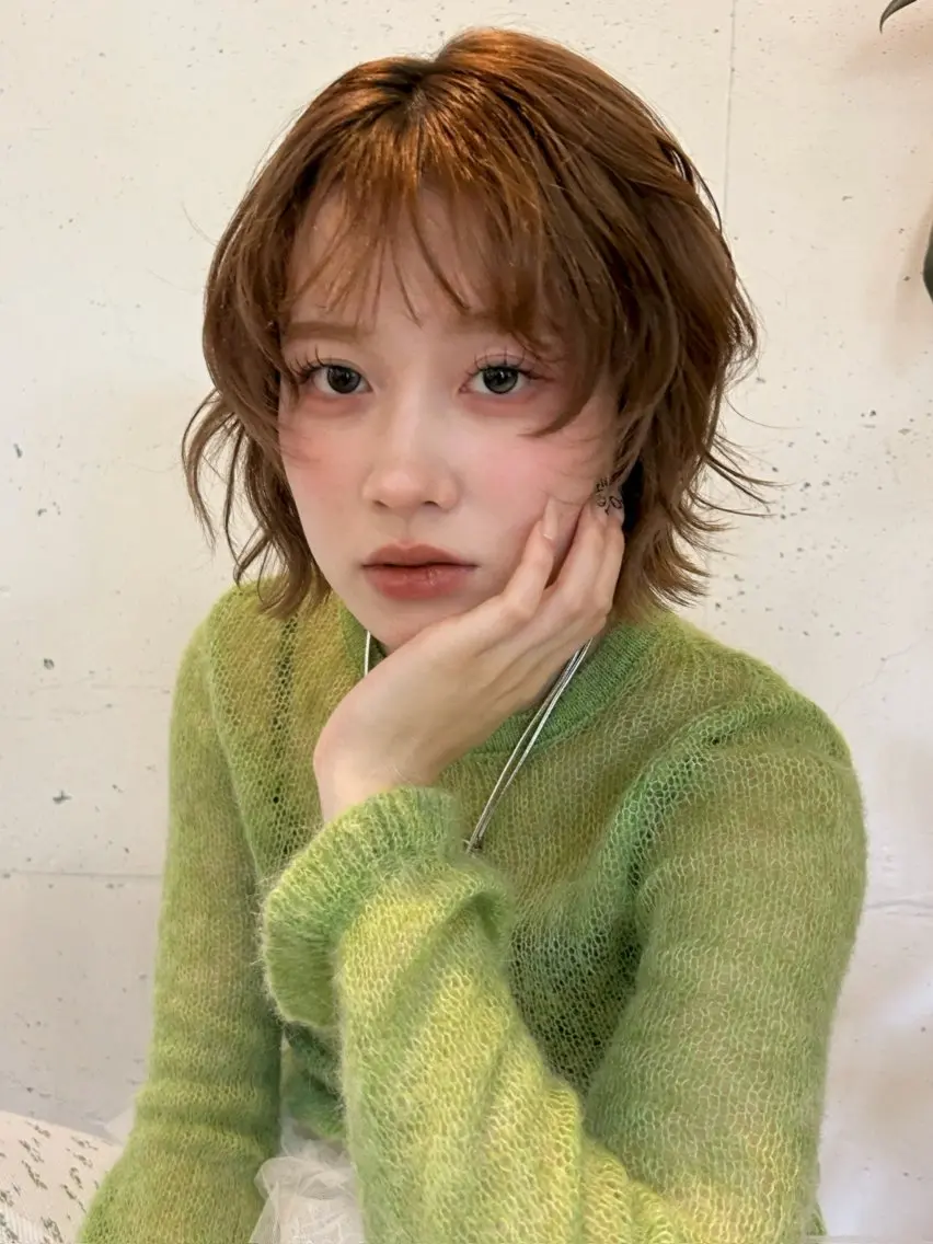 ショート ボブレイヤー ボブ レイヤーカット カット ヘアカラー トリートメント ♡FERIA桃山台 サイトウ ユウ♡のヘアスタイル