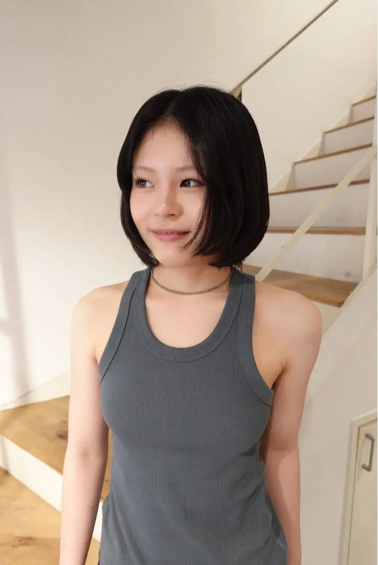 【¥0】【平日限定】short〜bobにしたい方✂️(シャンプー込み🧴)の写真