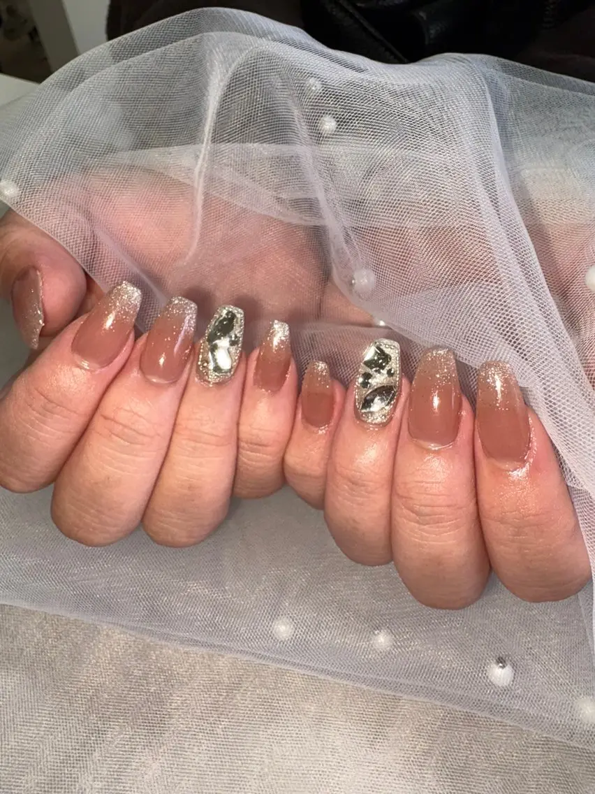 ワンカラー+埋めつくし2本💎【埋め尽くし以外も🆗】の写真