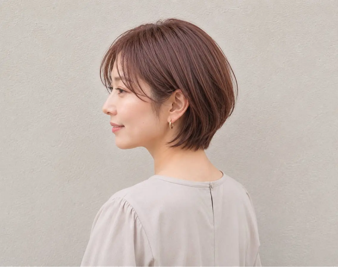 ショート 歌 音のヘアスタイル