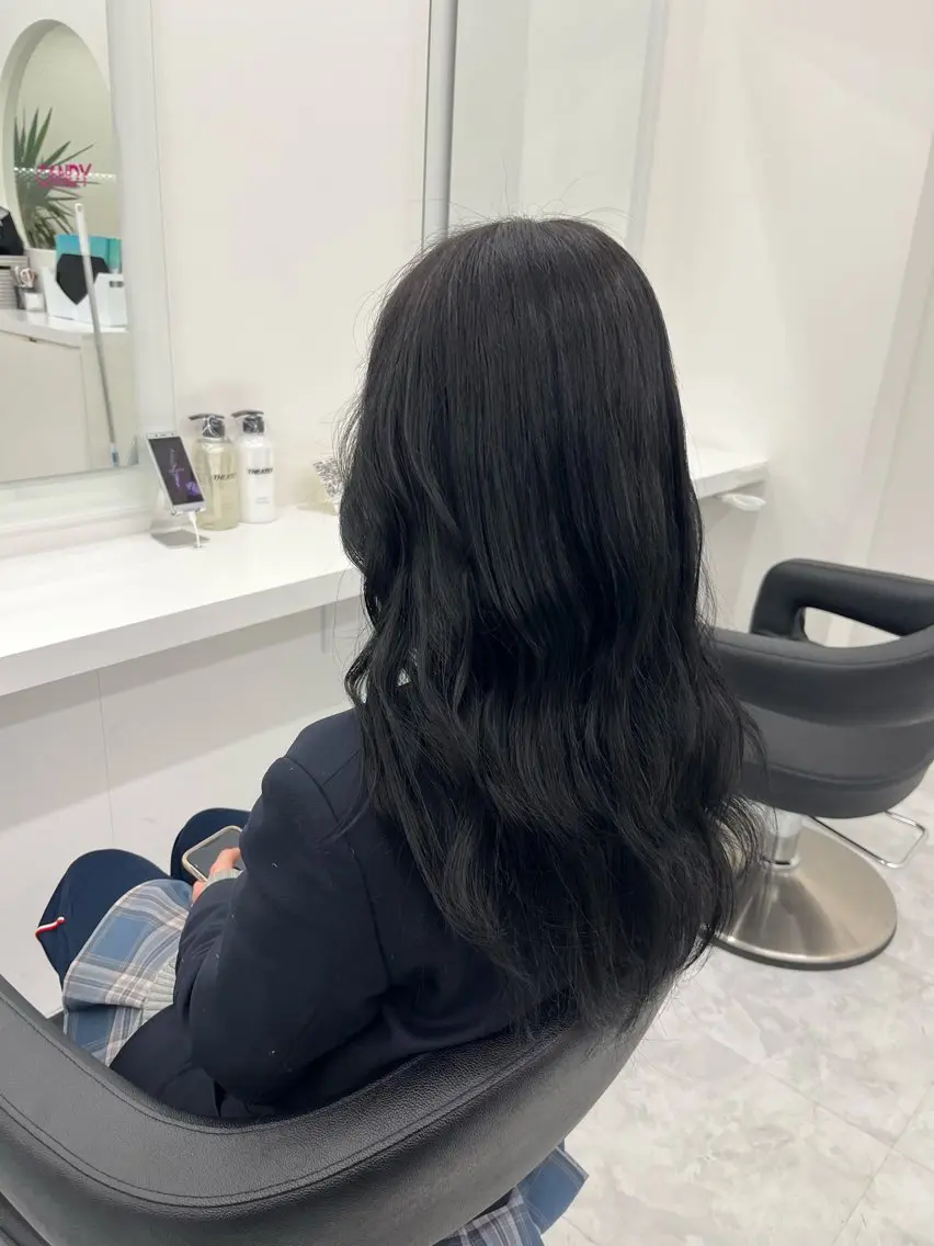 ロング カラー ブルーカラー 💖トレンド春夏 カラー💖FUTAのヘアスタイル