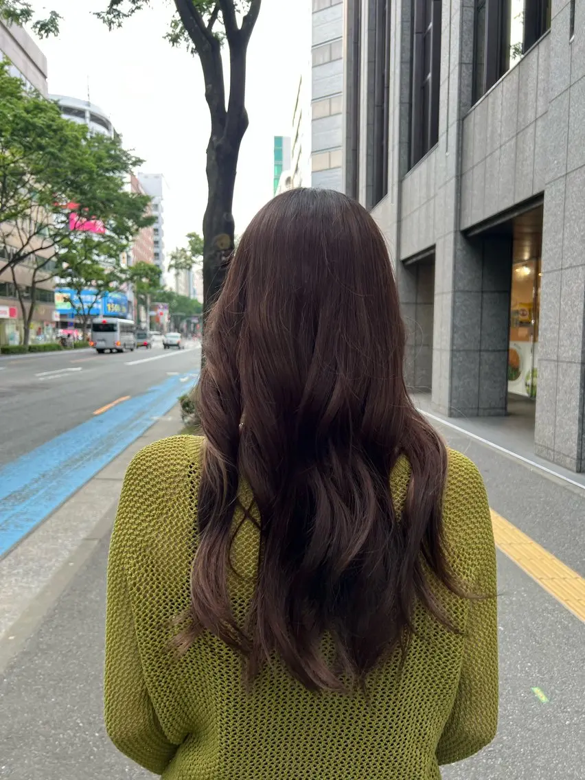 ロング カラー 博多韓国ヘア /髪質改善【美涼】のヘアスタイル