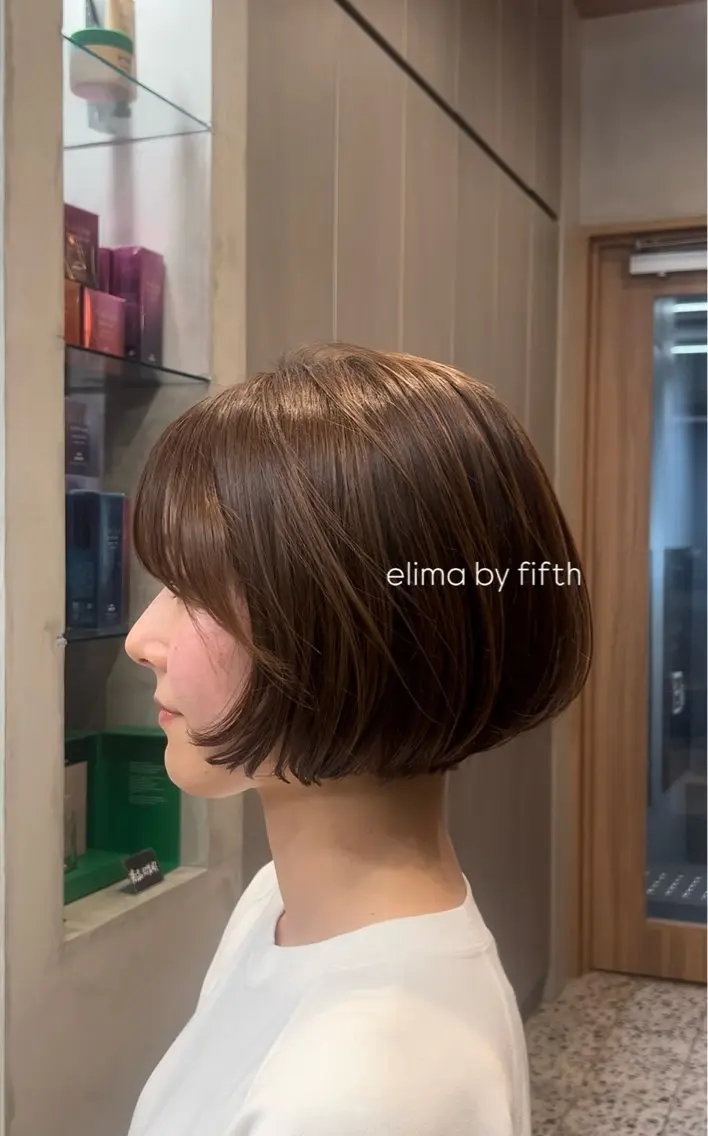 ショート しずく🤍🧸 / fifthパーマのヘアスタイル