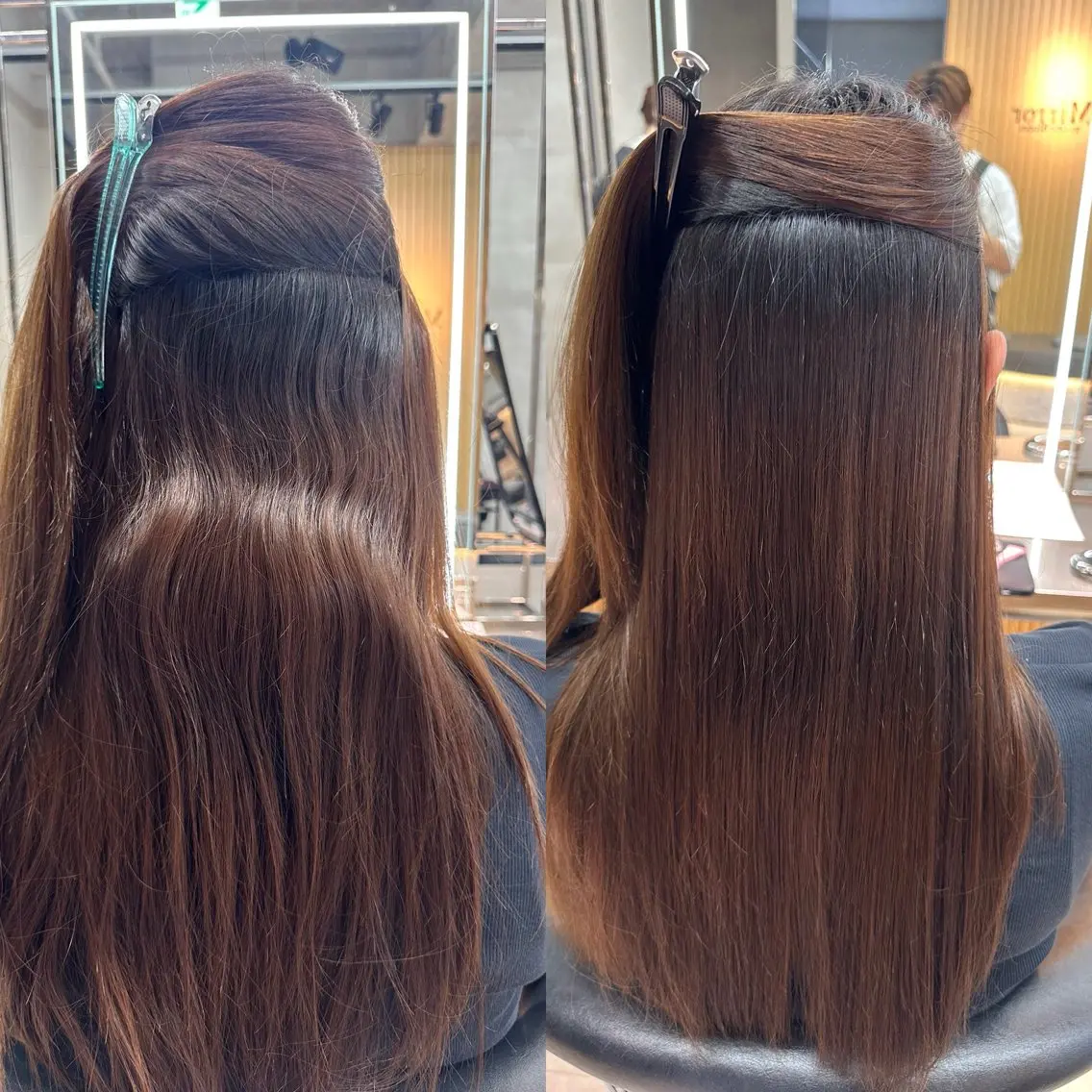 ロング カット 縮毛矯正 トリートメント ✨髪質改善特化✨副 店長椎葉信乃介のヘアスタイル