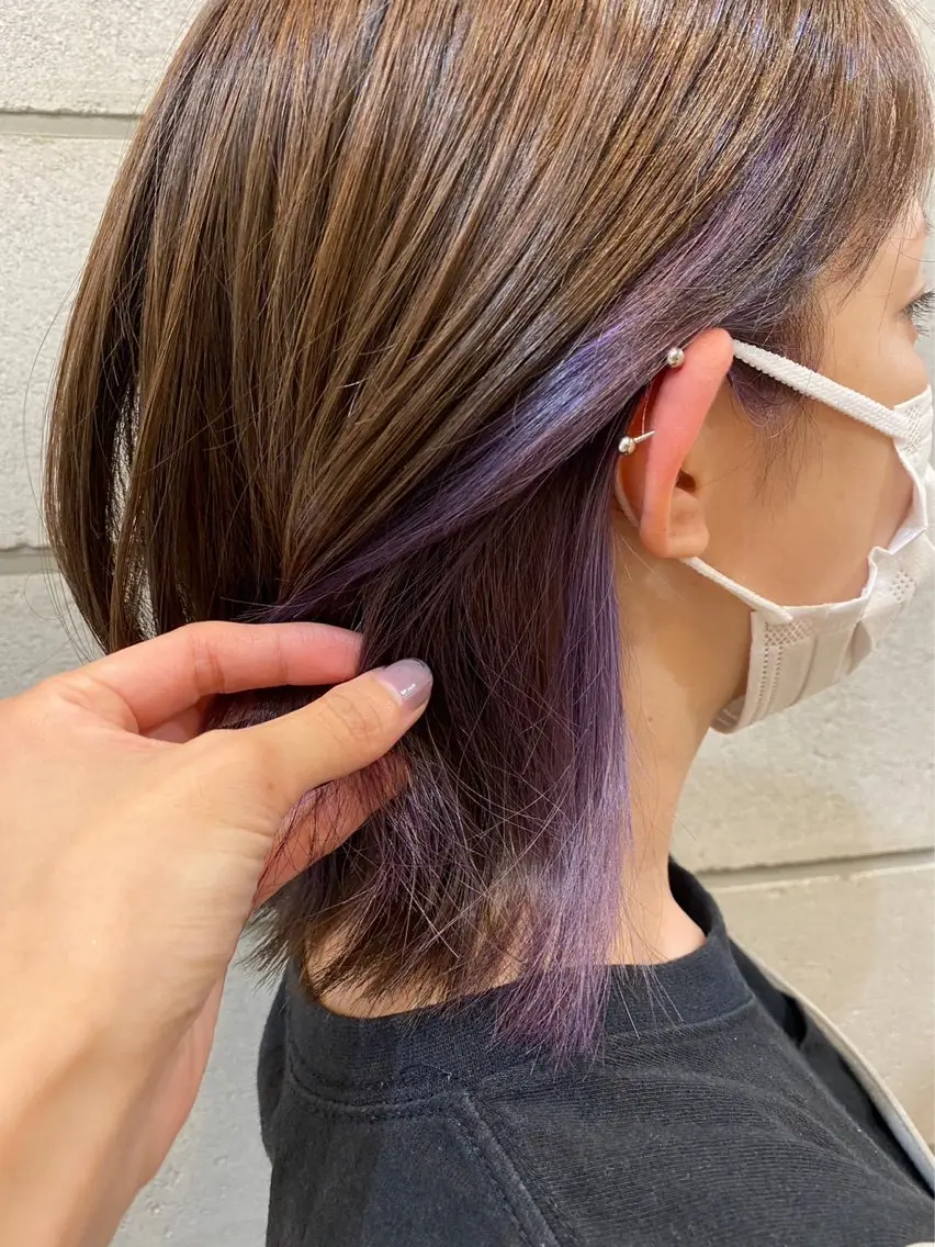ミディアム カラー 🌷あべまゆこ🌷 予約はお店アプリまでのヘアスタイル