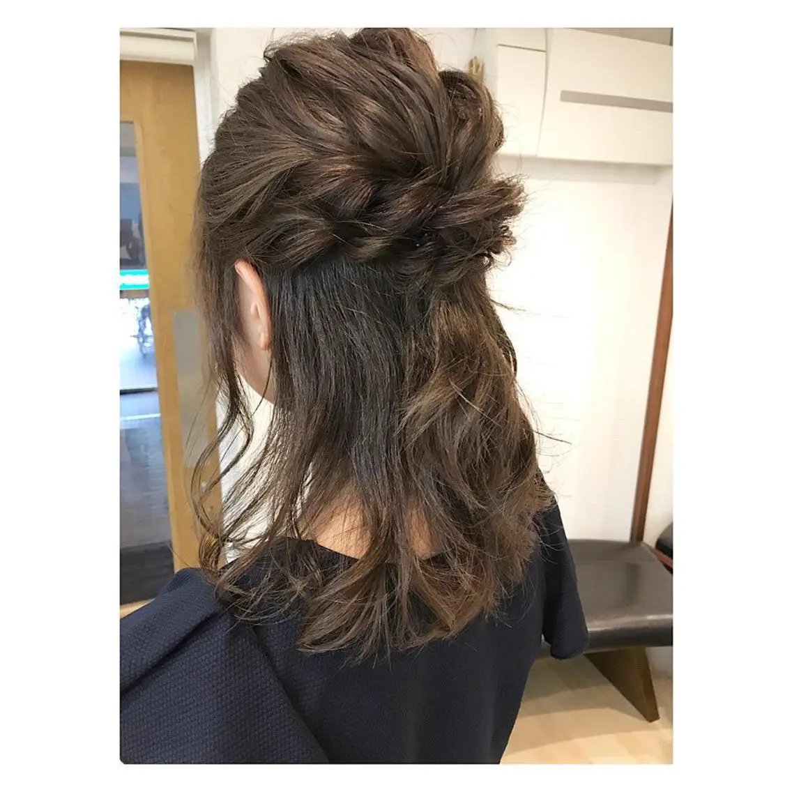 ヘアアレンジ クニモトハルナ ボブ/柔らかカラーのヘアスタイル