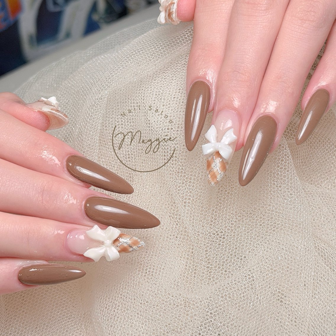 ネイル ハンドネイル Maggie Nail🦩BiKiのネイルデザイン