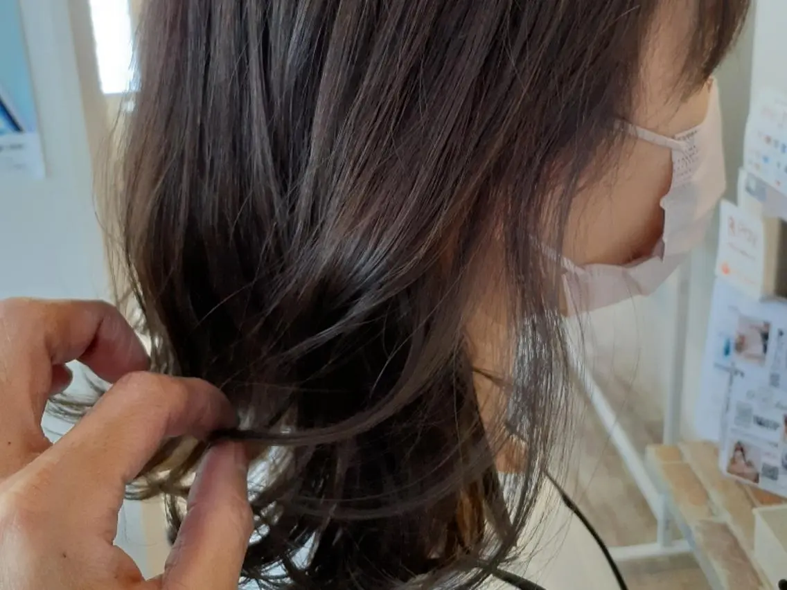 ミディアム 深澤 春樹のヘアスタイル