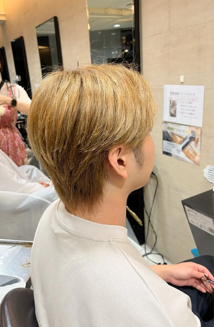 メンズ 🪽髪質改善縮毛矯正 🤍MIU🤍のヘアスタイル