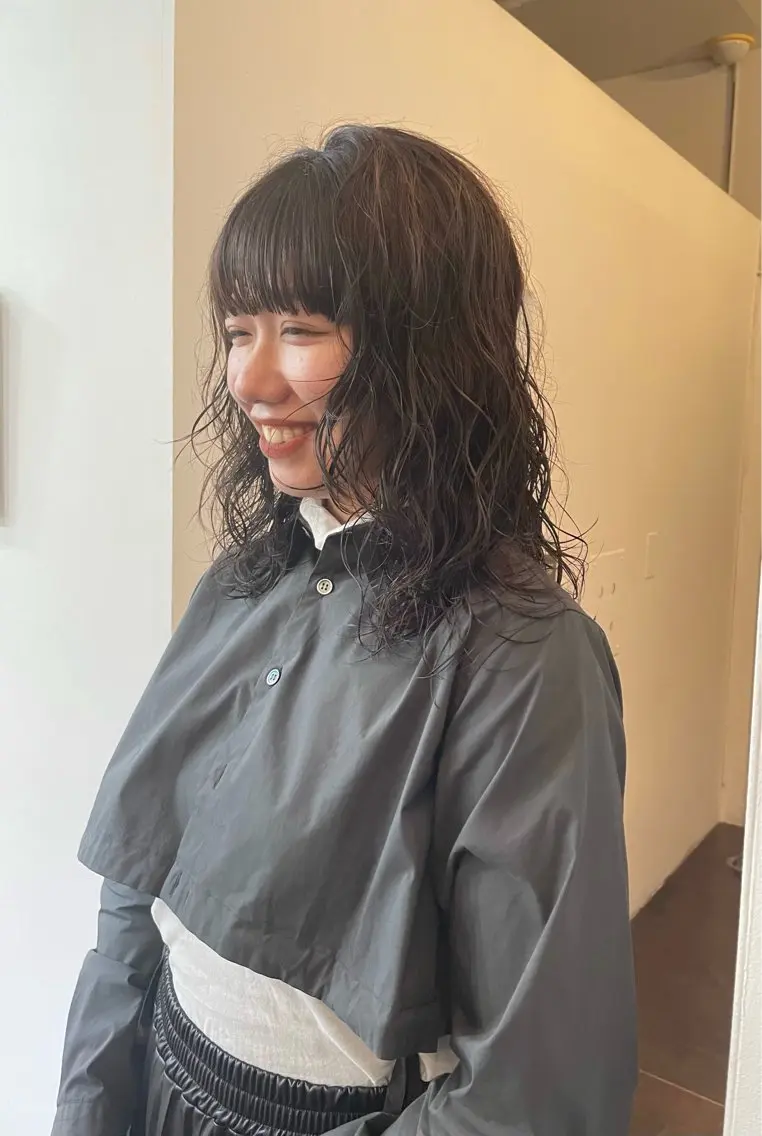 カット+パーマ+silkトリートメント🐏の写真