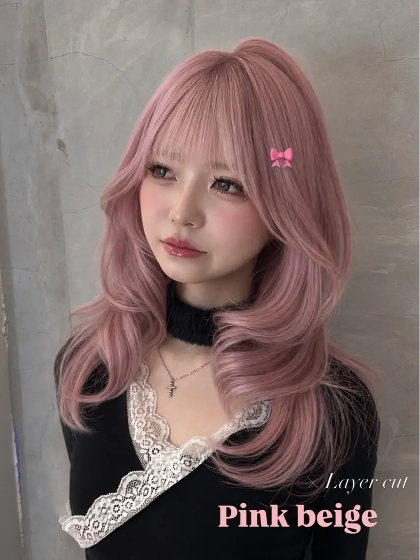 ロング カラー ヘアアレンジ ヘアカラー トリートメント ヘアセット 透明感カラー🎀艶髪 Anju/渋谷🎀のヘアスタイル