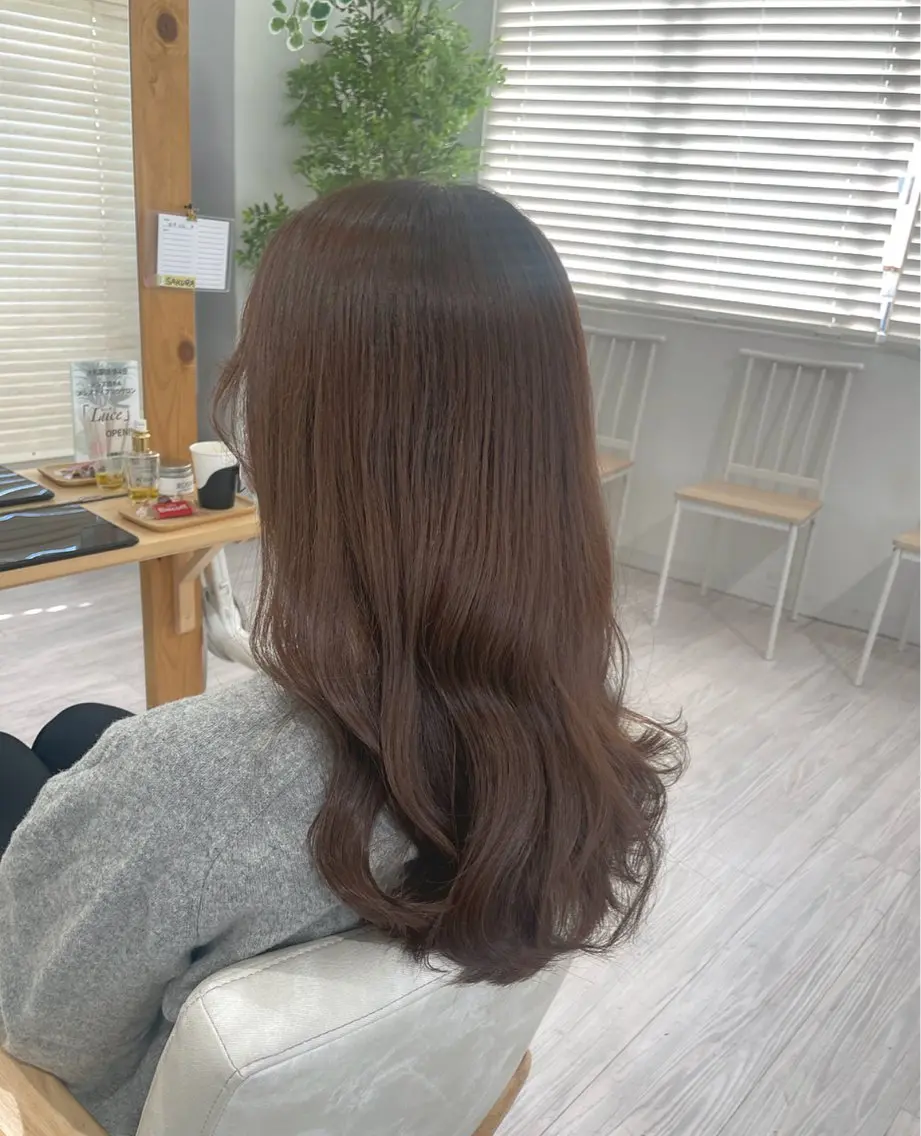 ロング ヘアカラー トリートメント ❤︎SAKURA 【Rico】❤︎のヘアスタイル
