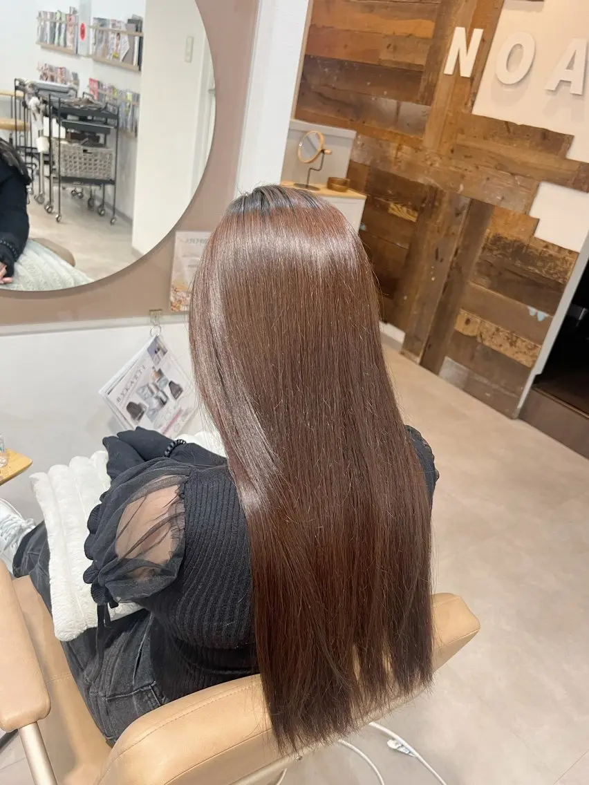 パーマ 髪質改善 ストレートパーマ ハラダユウカ flower西明石店のヘアスタイル