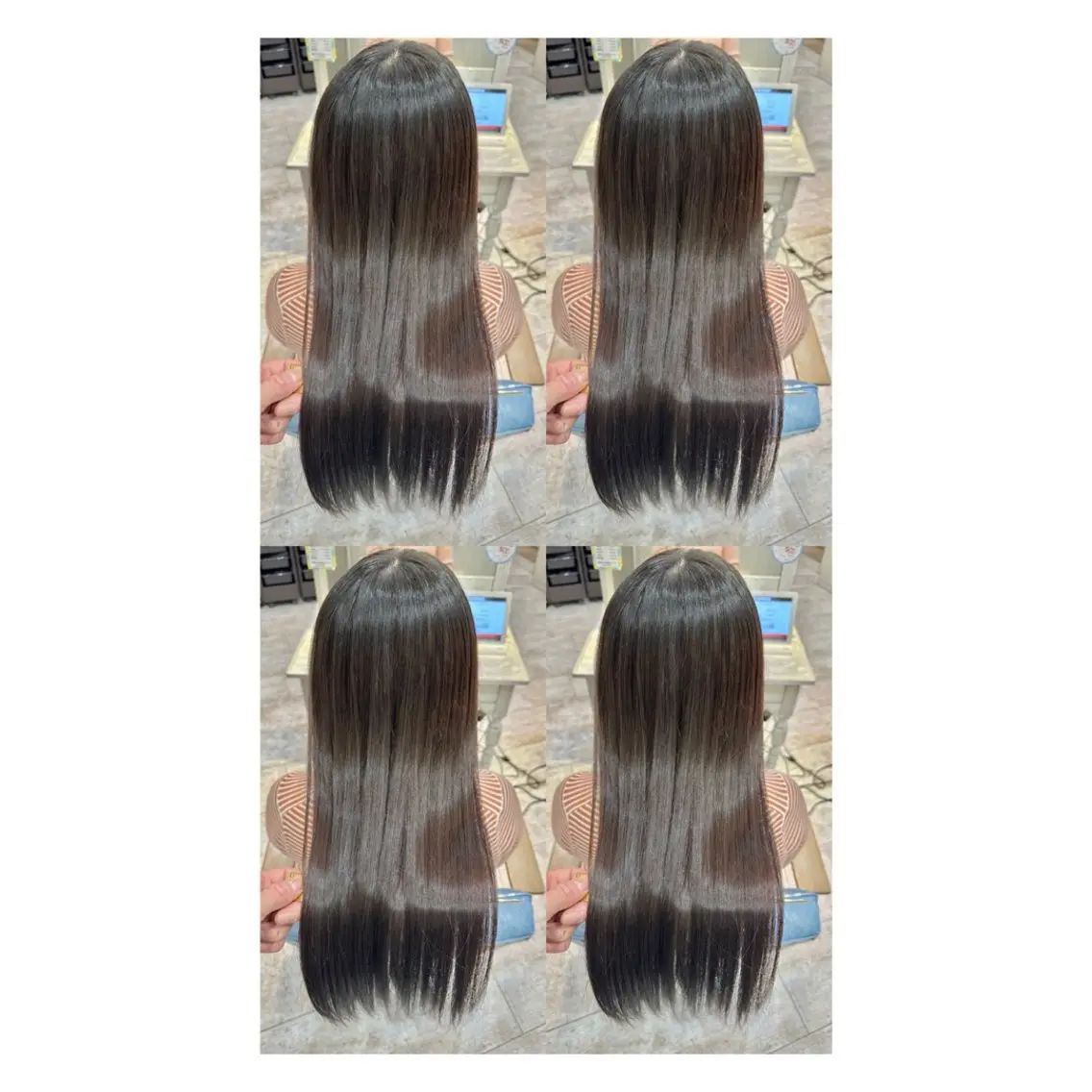 ロング カラー 透明感カラー 髪質改善 縮毛矯正 トリートメント カット ヘアカラー トリートメント 店長✨レイヤー✖️ 髪質改善✖️韓国ヘアのヘアスタイル