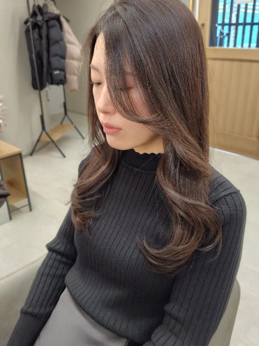 ロング 韓国風ヘア -Cream- クリーム町田店のヘアスタイル