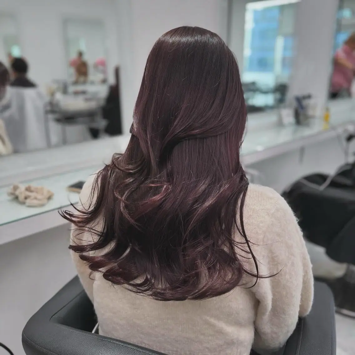 ロング カラー ヘアカラー ダメージレスハイ トーン💖kanonのヘアスタイル
