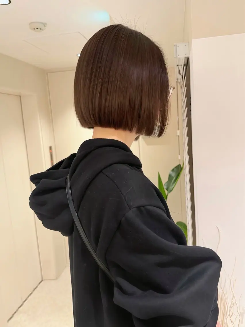 ショート カット ヘアカラー トリートメント Bonheur銀座 /runaのヘアスタイル