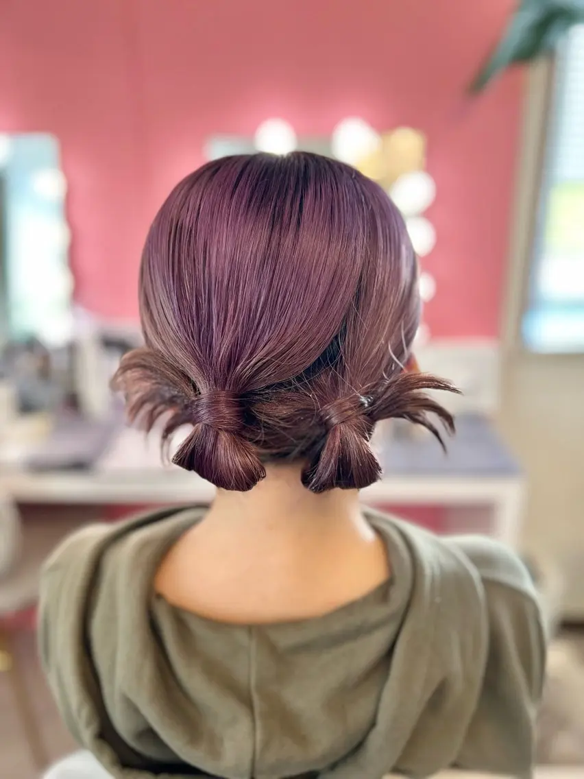 ミディアム ヘアセット 北本 美幸のヘアスタイル