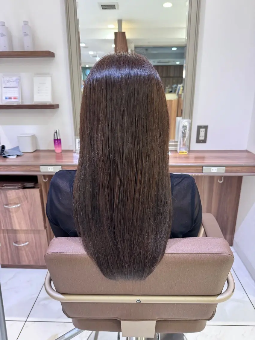 セミロング ヘアカラー Ash桜新町/ 岡本　一太のヘアスタイル