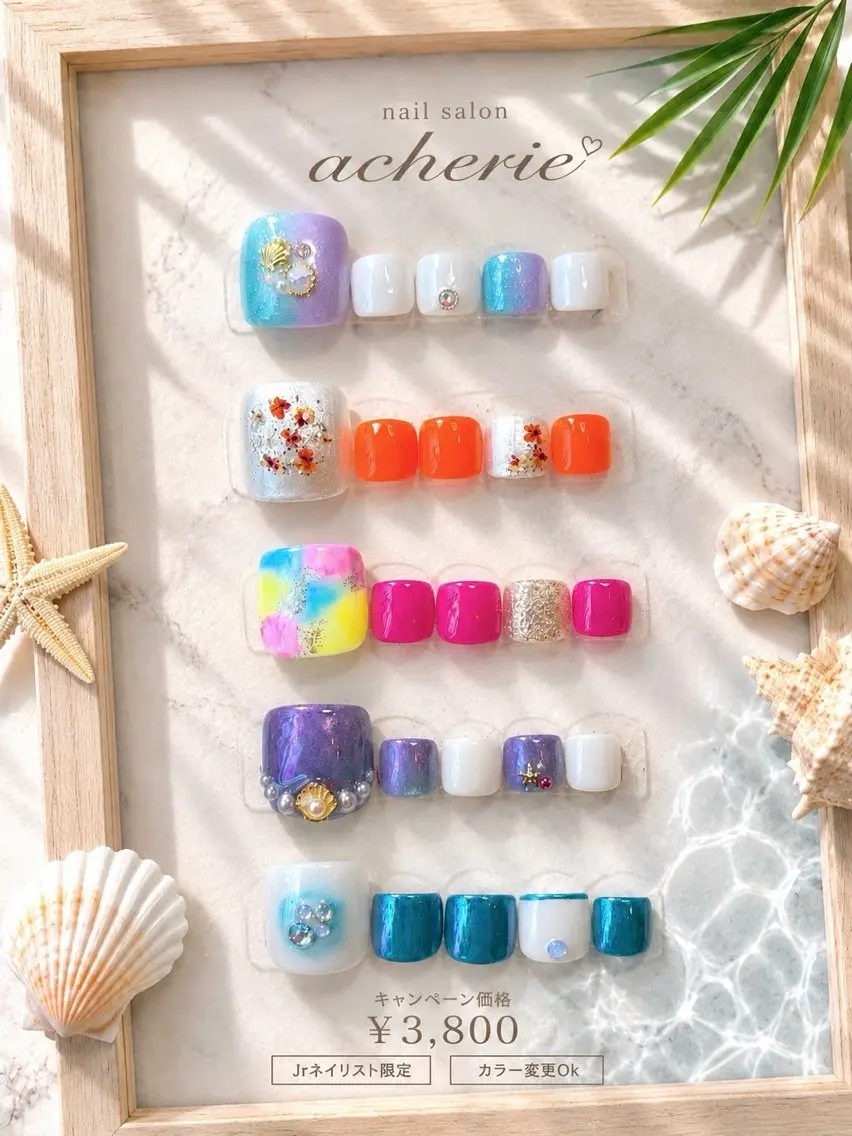 ネイル フットネイル Repos Nailのネイルデザイン