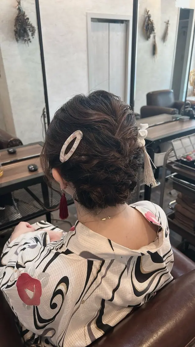 ヘアアレンジ ヘアセット ilka Yukihoのヘアスタイル