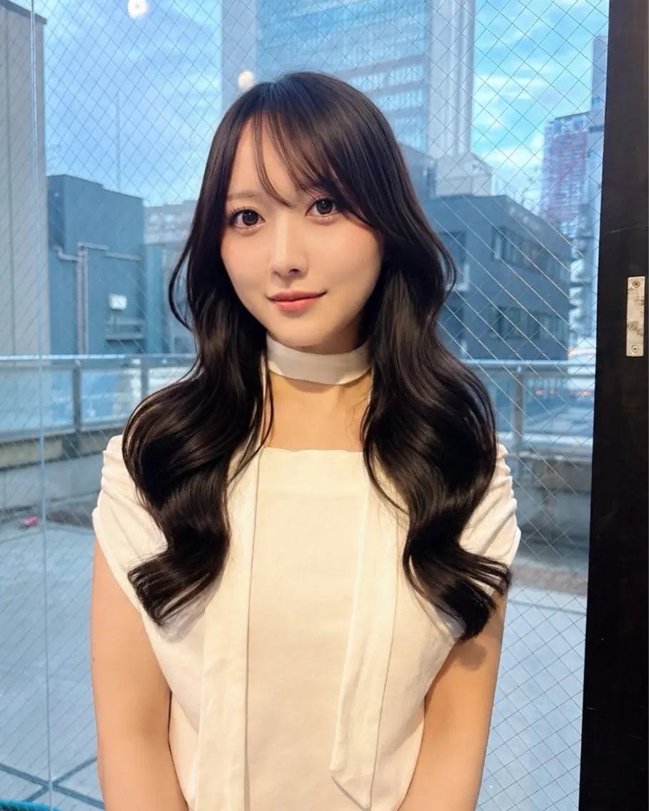 ロング ハイレイヤー レイヤーカット レイヤーカット ショートYUKIのヘアスタイル
