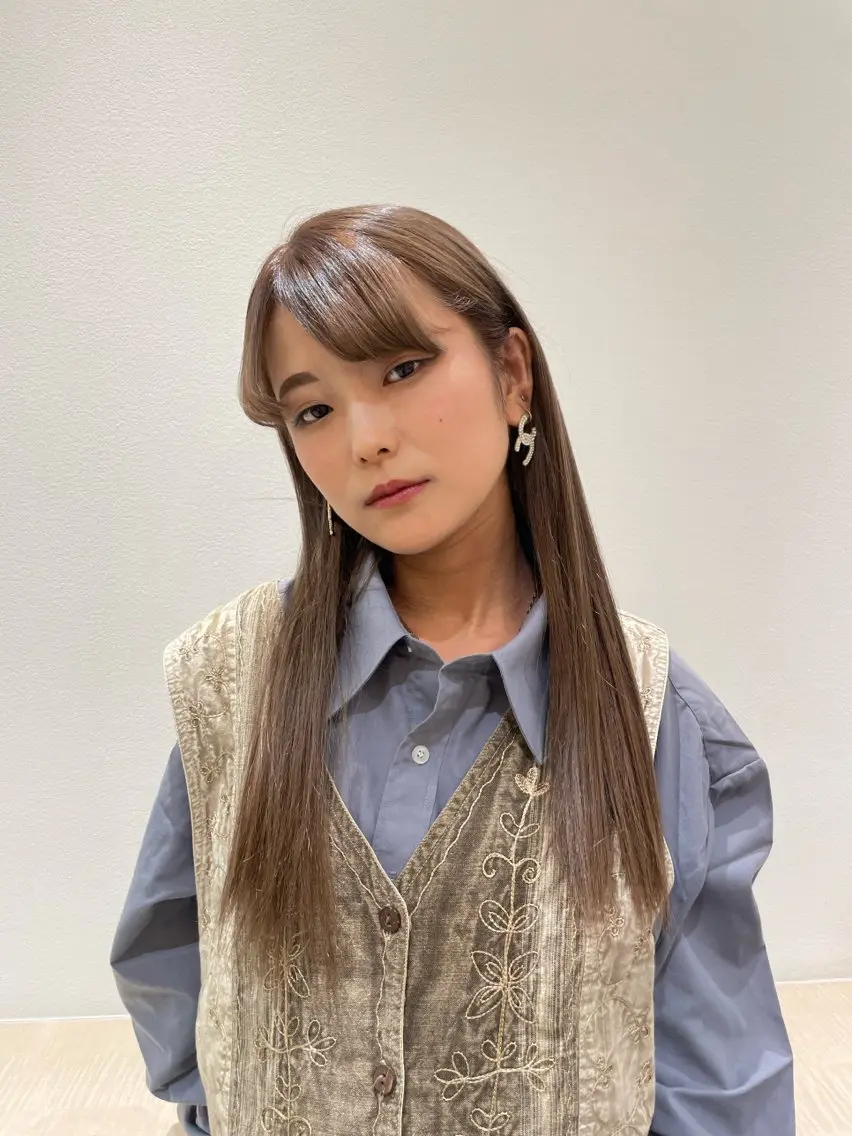 ロング カラー たなか こころ🎀のヘアスタイル