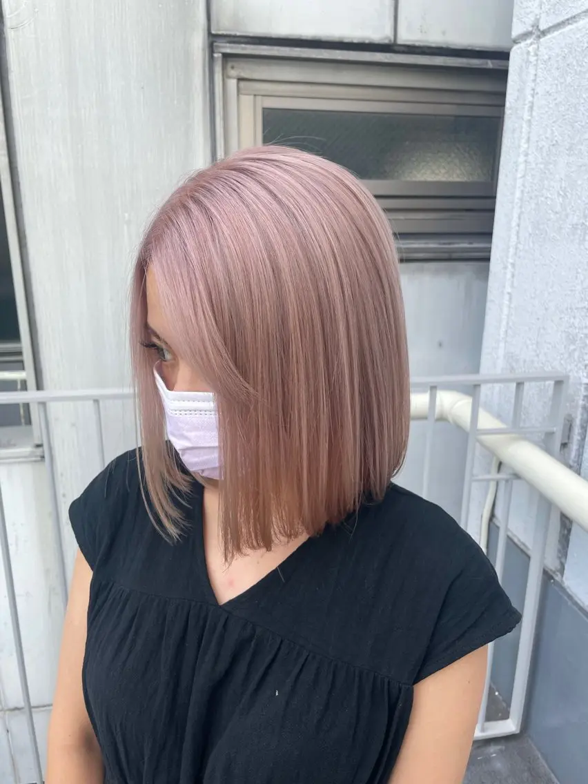 ショート カラー ヘアアレンジ 縮毛矯正 トリートメント 髪質改善/縮毛矯正 RYOのヘアスタイル