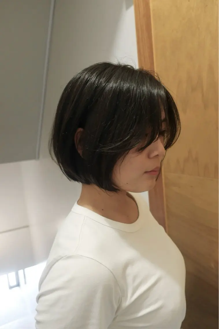 ショート ショートボブ ボブ ショートヘア 京都烏丸- イノウエ ツムギのヘアスタイル