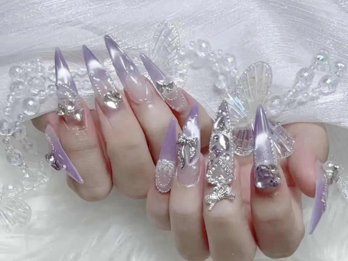 ネイル 成人式 フットネイル ジェルネイル マグネットネイル 大理石ネイル(マーブル) ハンドネイル K.bi_nail ネイル長さ出し専門店のネイルデザイン
