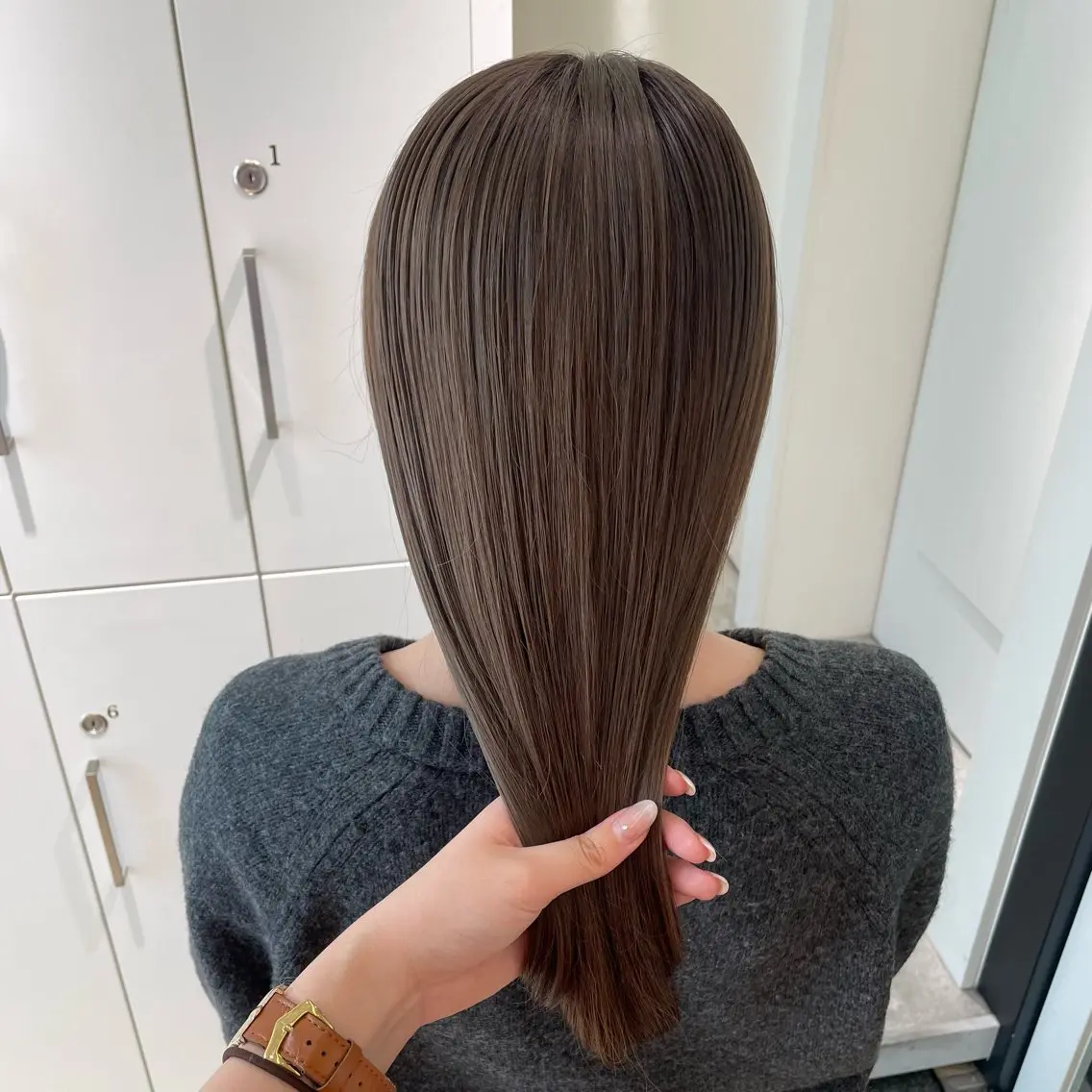 セミロング カラー Parve Mix /頓宮 稚愛🤍のヘアスタイル