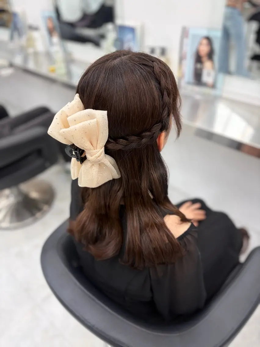 カラー カット ヘアカラー 縮毛矯正 トリートメント ヘアセット 韓国girly 🪽🫧ハルナ🎀のヘアスタイル
