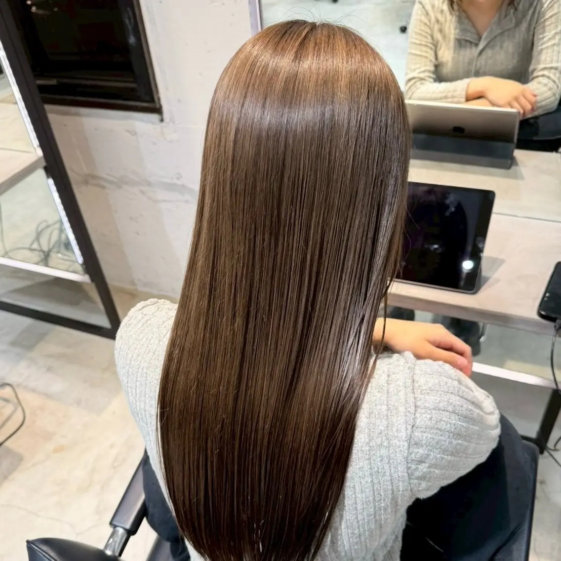 ロング カラー ブリーチ ブラウンカラー ヘアカラー こうすけ/カット ブリーチモデル募集中のヘアスタイル