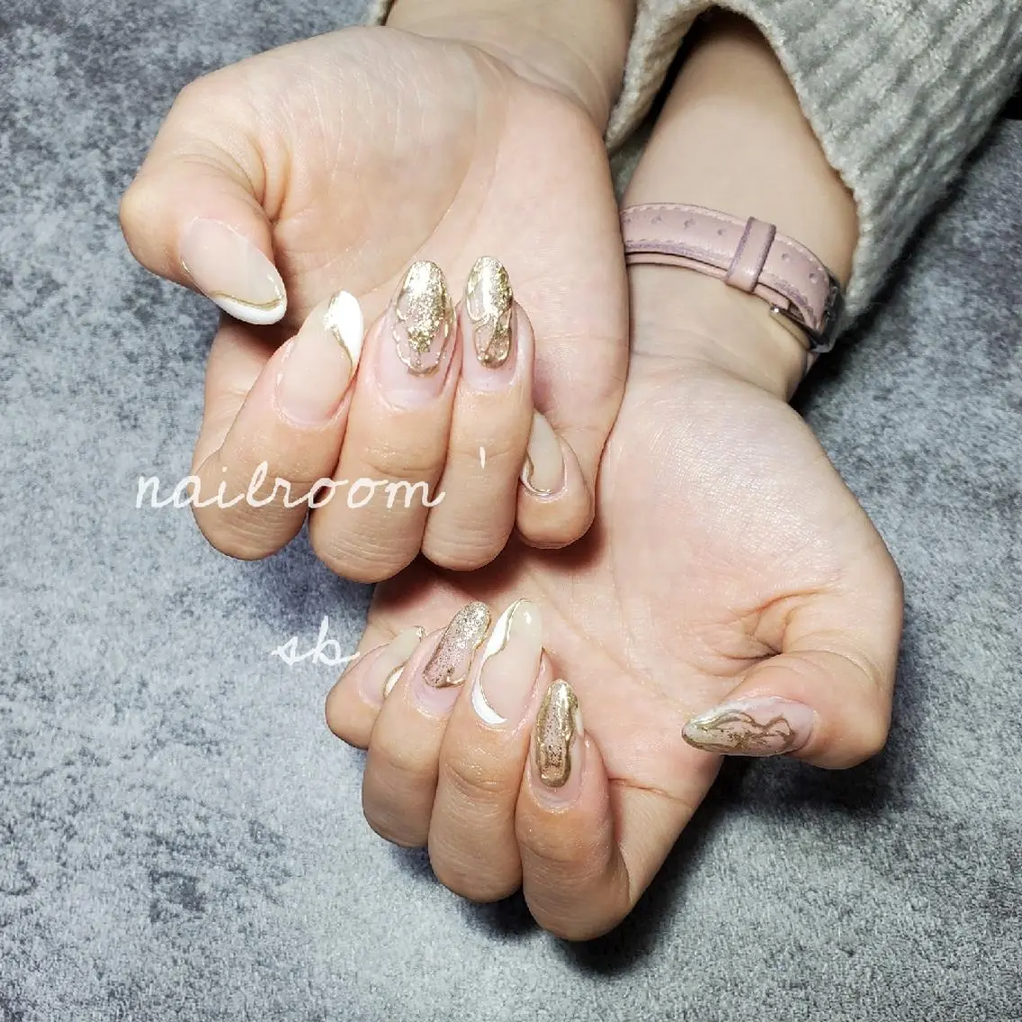 ネイル ハンドネイル nailroom‪ sb‪‪𓈒𓂂𓏸のネイルデザイン