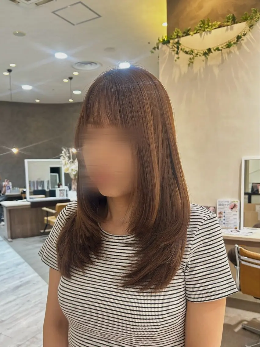 ロング 森川 颯香のヘアスタイル