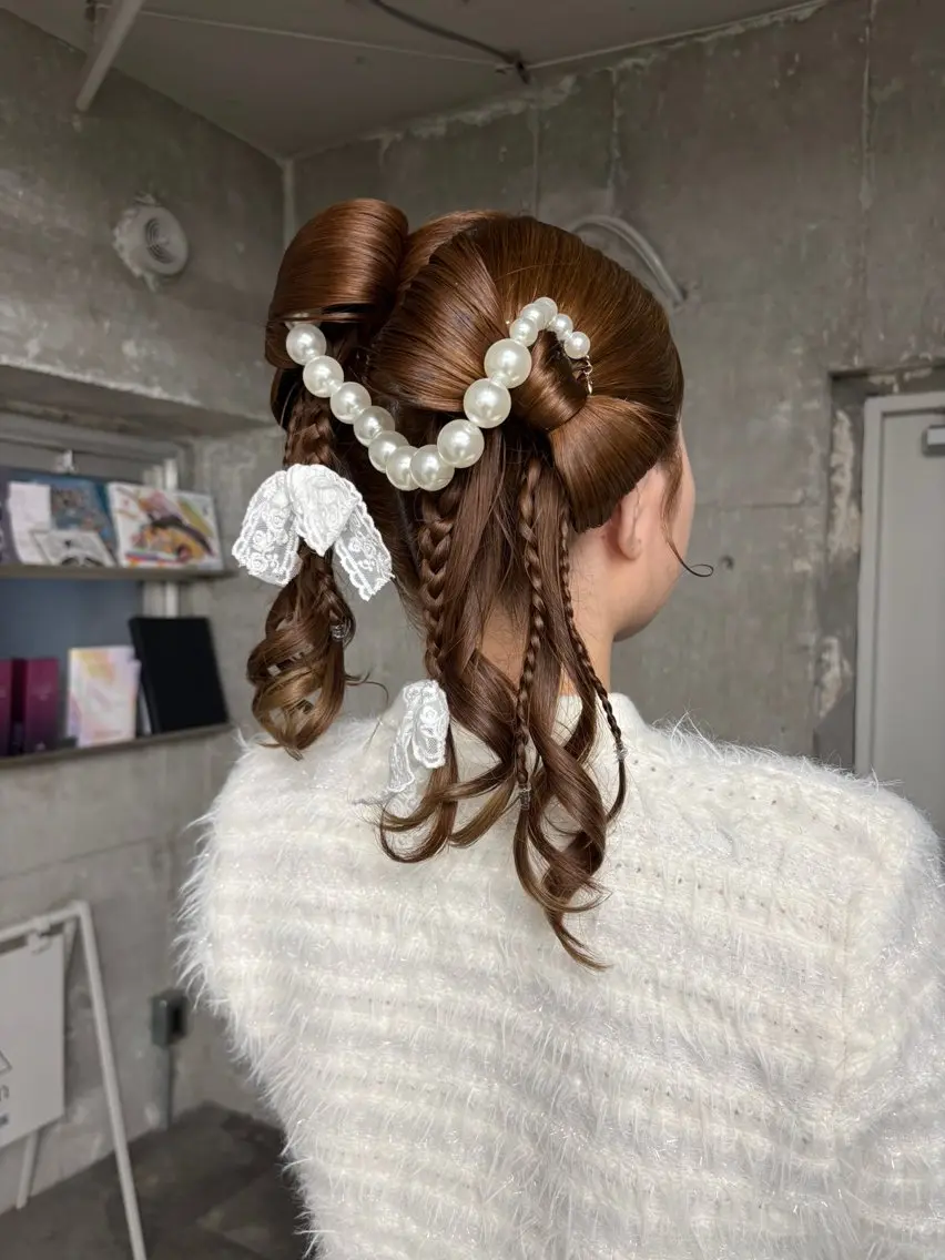 ヘアアレンジ ヘアセット ヘアアレンジ/ カラー❤️miyuuのヘアスタイル