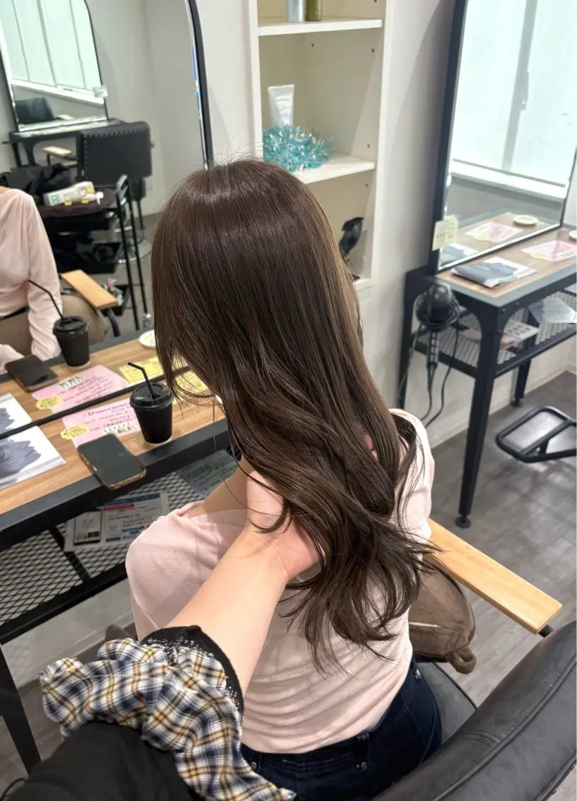 ロング カラー ベージュカラー ヘアカラー cocotteひな /カラーモデル🌼のヘアスタイル
