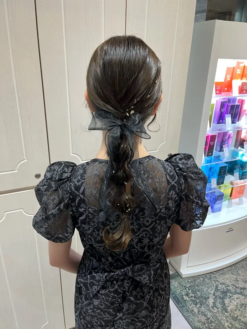 ヘアアレンジ 結婚式・ブライダル ヘアセット 【半個室サロン】 Lily🌈　ユウキのヘアスタイル